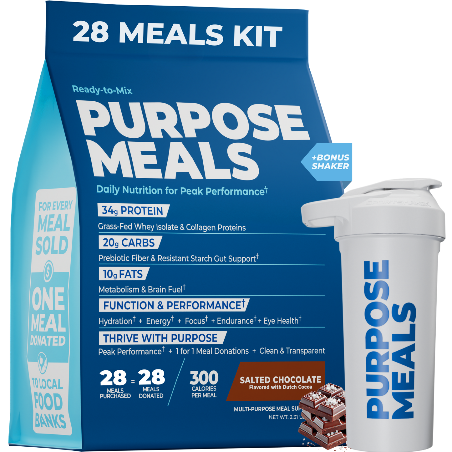 Ready-to-Mix Purpose Meals Daily Gut, Mind & Body Fuel