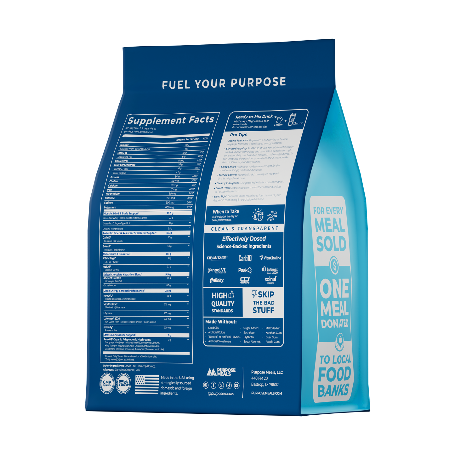 Purpose Meals 14 Meal Bulk Pack